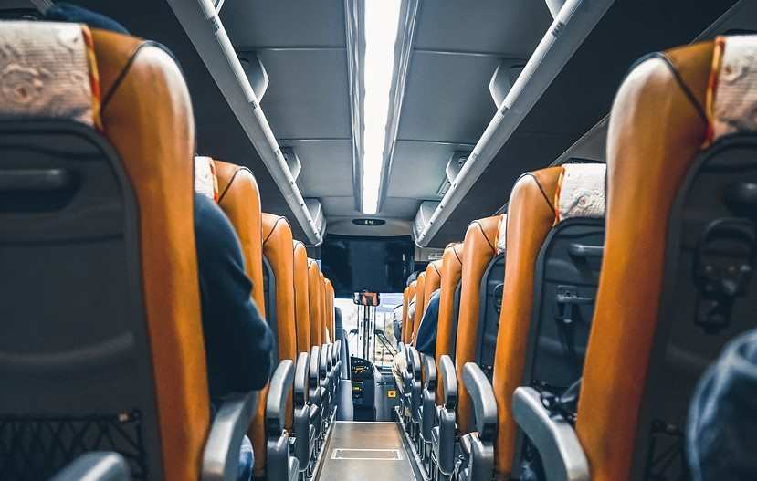 버스 내부의 모습