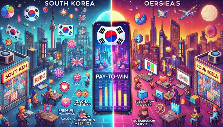 게임산업 수익 모델 비교