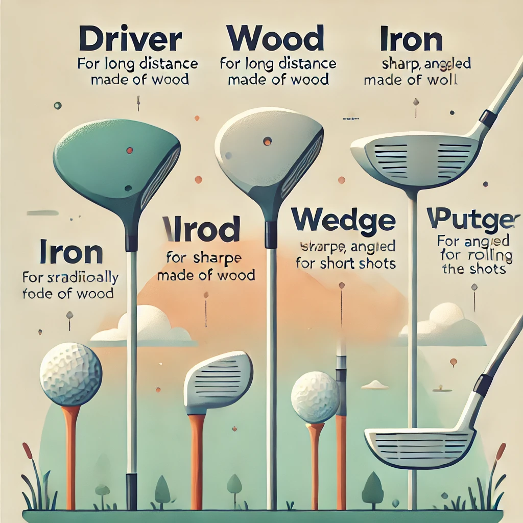 골프채 이름, 알고 보면 더 재밌다! 🏌️&zwj;♂️ 아이언부터 퍼터까지 이름의 비밀 (드라이버, 우드, 아이언, 웨지, 퍼터, 질문)