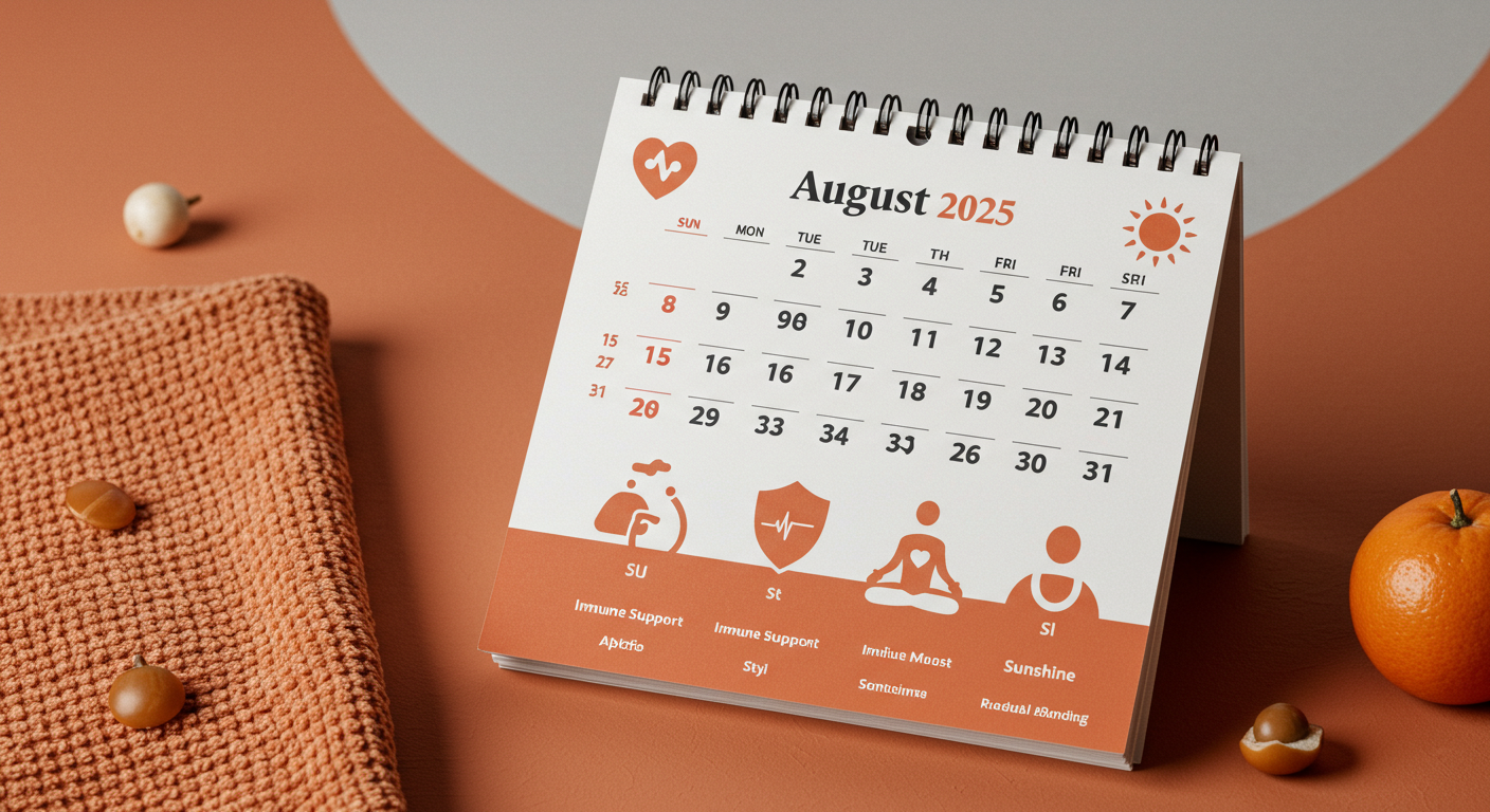 8월이 마지노선! 2025년 최신 환절기 건강 체크리스트 5가지