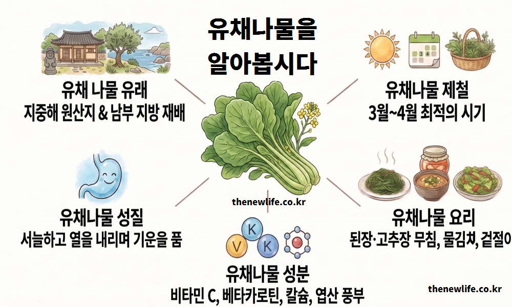 유채 나물 효능 유래 기원