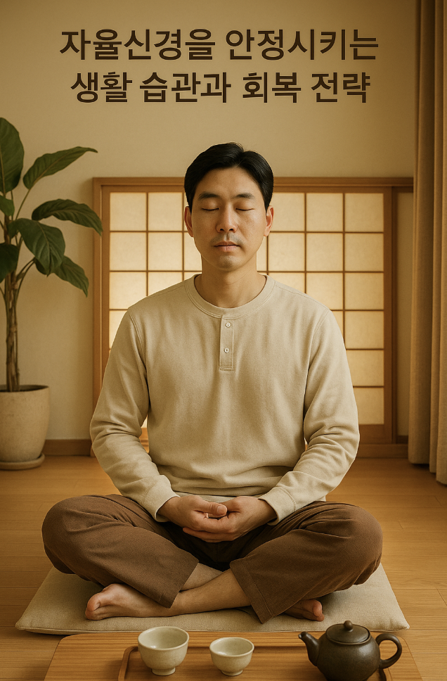 자율신경 관리와 관련한 이미지