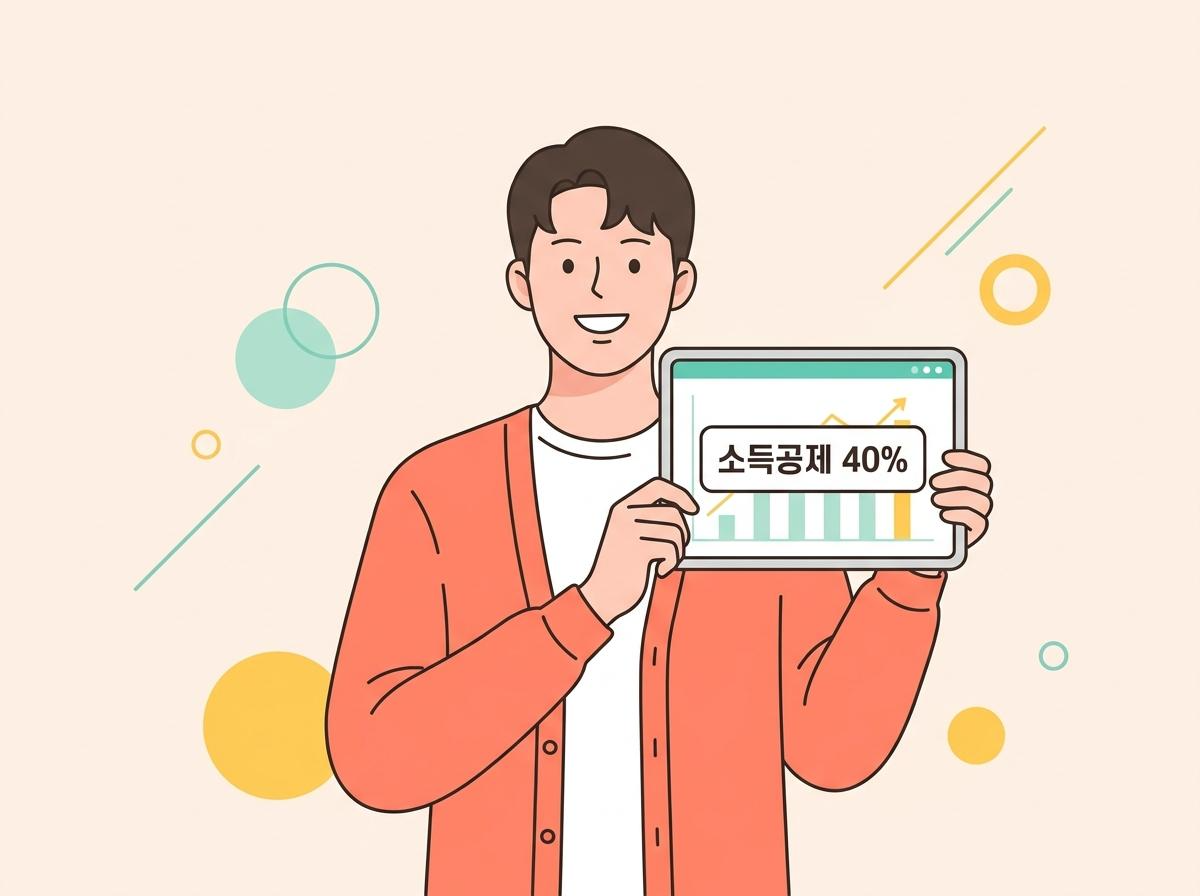 국민참여 성장펀드 출시 및 선착순 소득공제 혜택 인포그래픽
