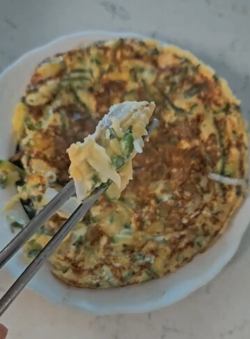 다이어터도 먹을 수 있는 NO밀가루 부침개 레시피