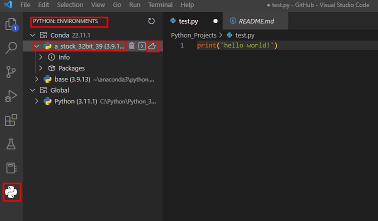 vscode-venv-sellect