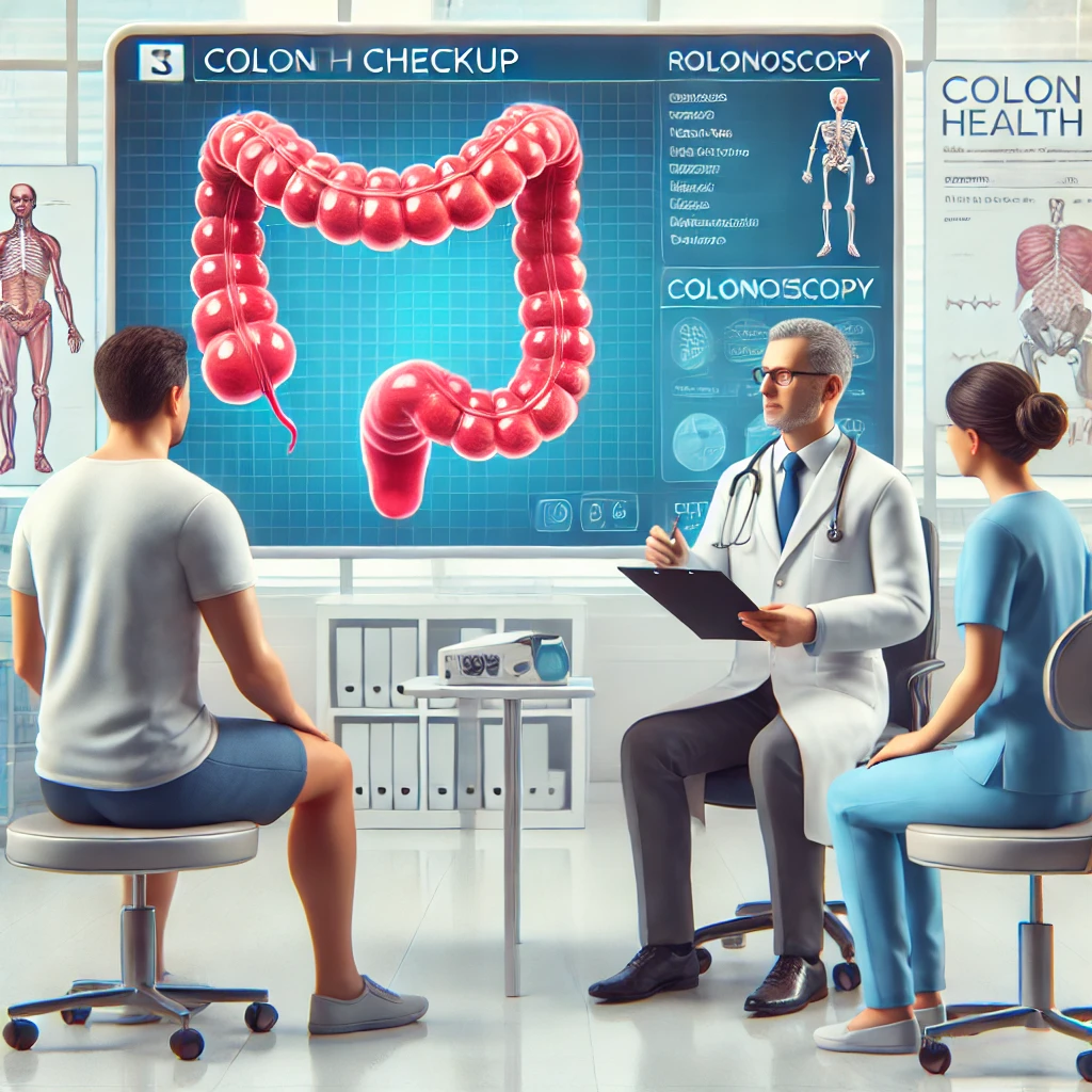 대장암 검진에 관련된 사진