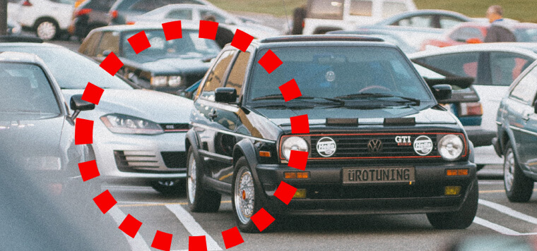 주차장-사고-난-사진