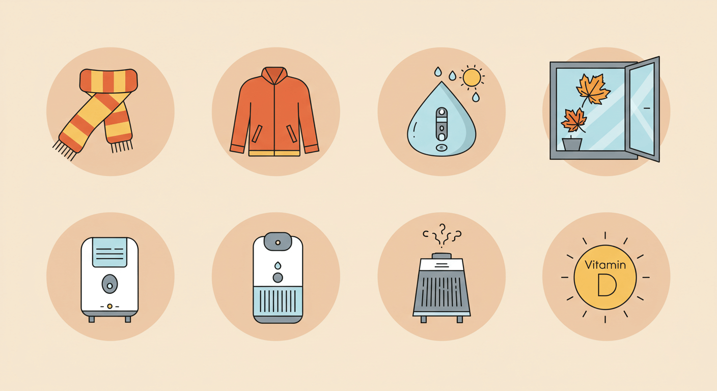 가을철 환경 변화에 따른 면역 관리