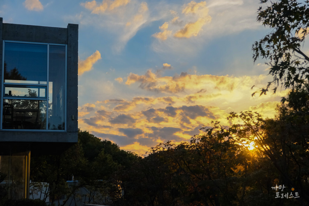 파주 헤이리 마을 일몰