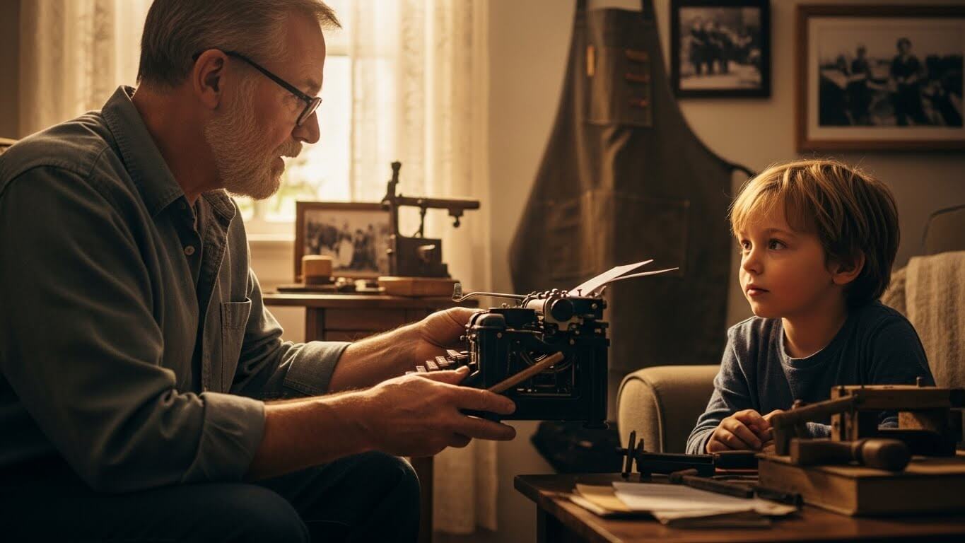 자녀에게 전하고 싶은 과거 직업 이야기 관련 사진