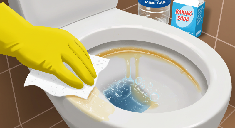 키친타월 또는 휴지: 물때가 심한 곳에 팩을 할 때 사용합니다.