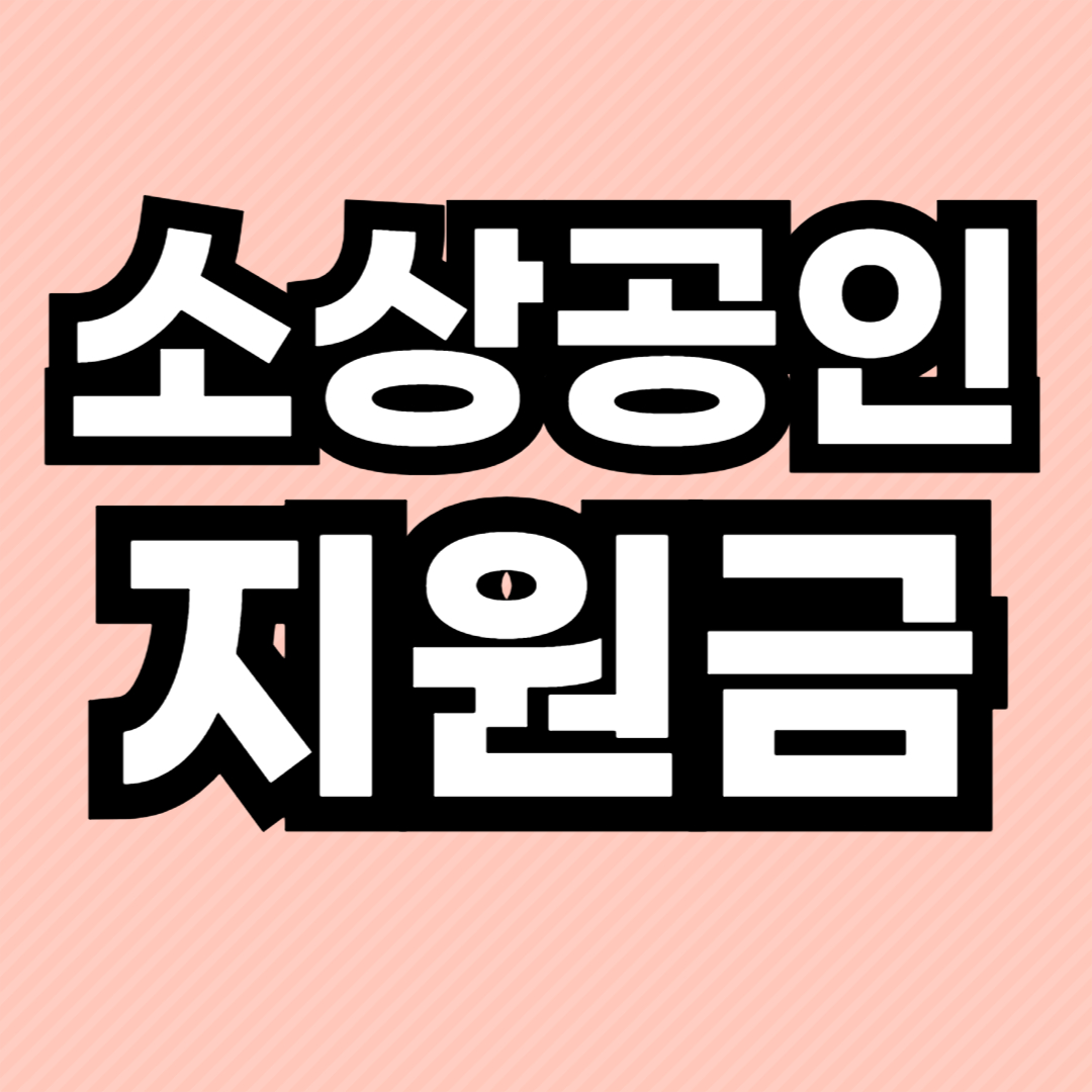 소상공인 지원금