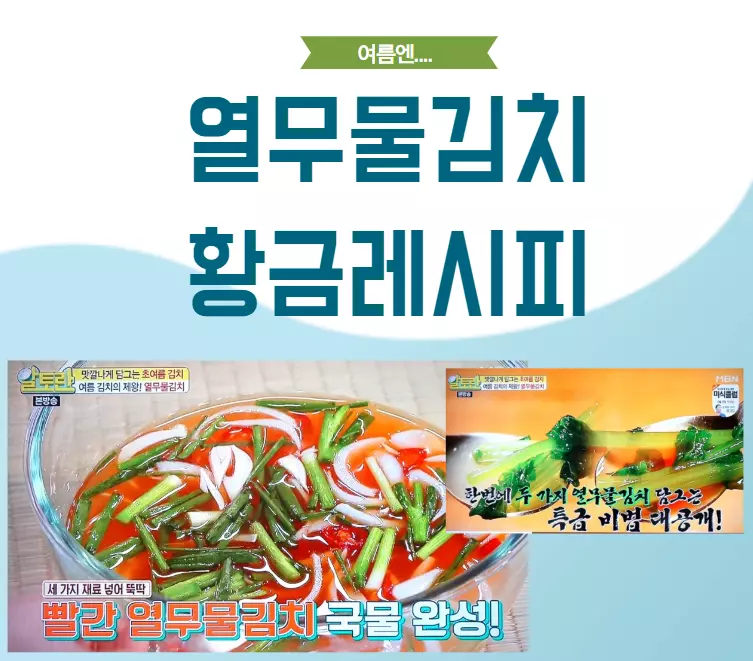 열무물김치