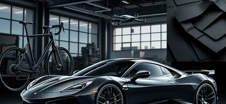 탄소섬유가 사용되는 예