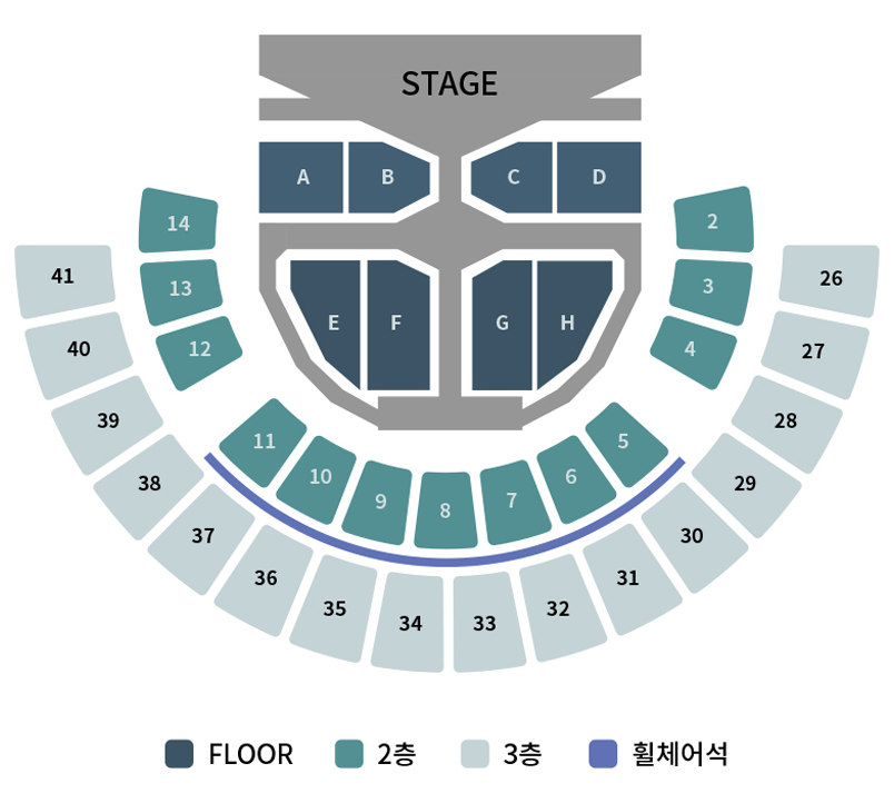 2023 엔시티 127 콘서트 3RD TOUR NEO CITY SEOUL THE UNITY 좌석배치도