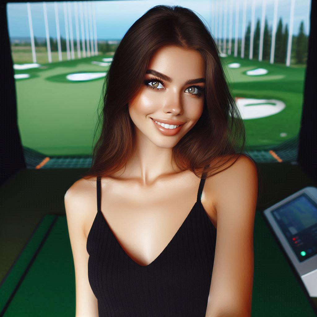 스크린골프장 배경