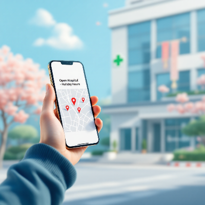 설 명절 연휴 문여는 병원 이미지