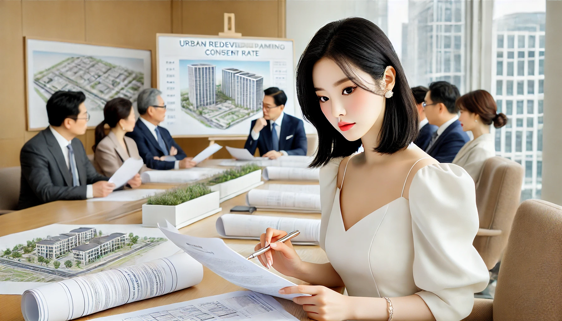 정비계획 입안 절차 확인하는 이미지