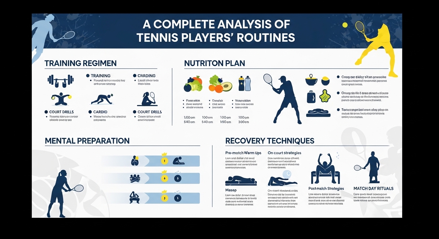 테니스 선수들의 루틴 완벽 분석