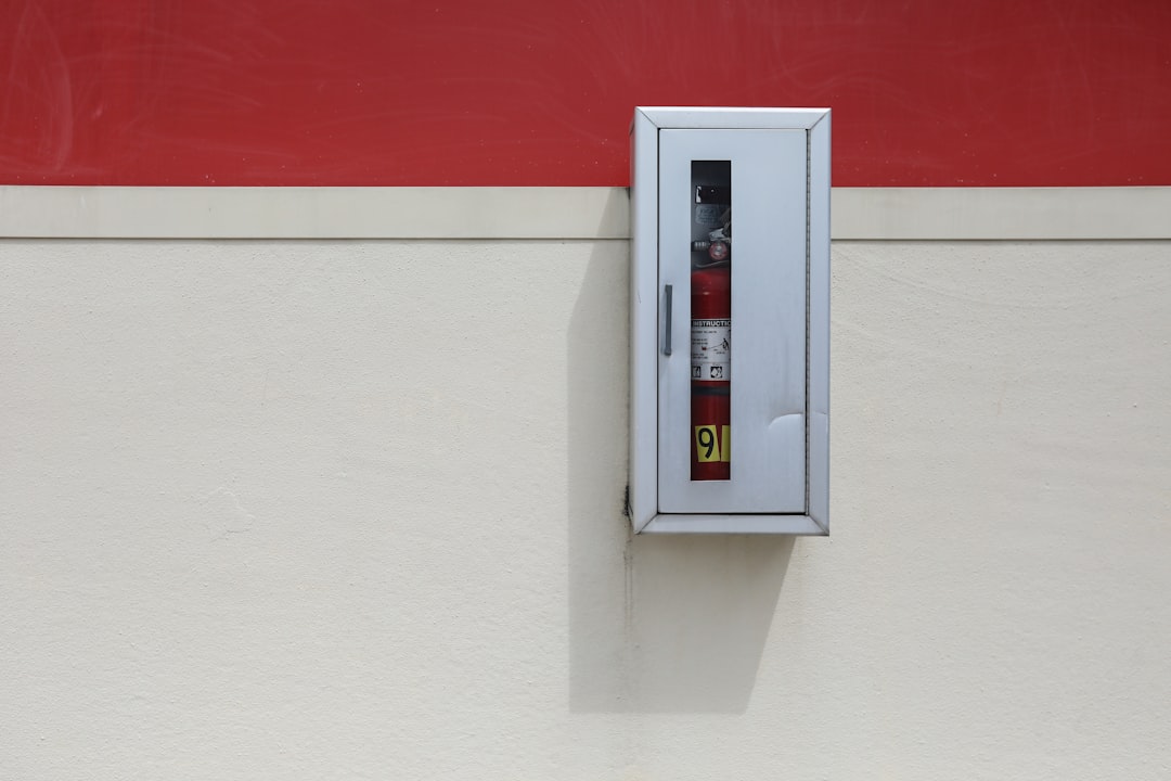 Fire extinguisher.