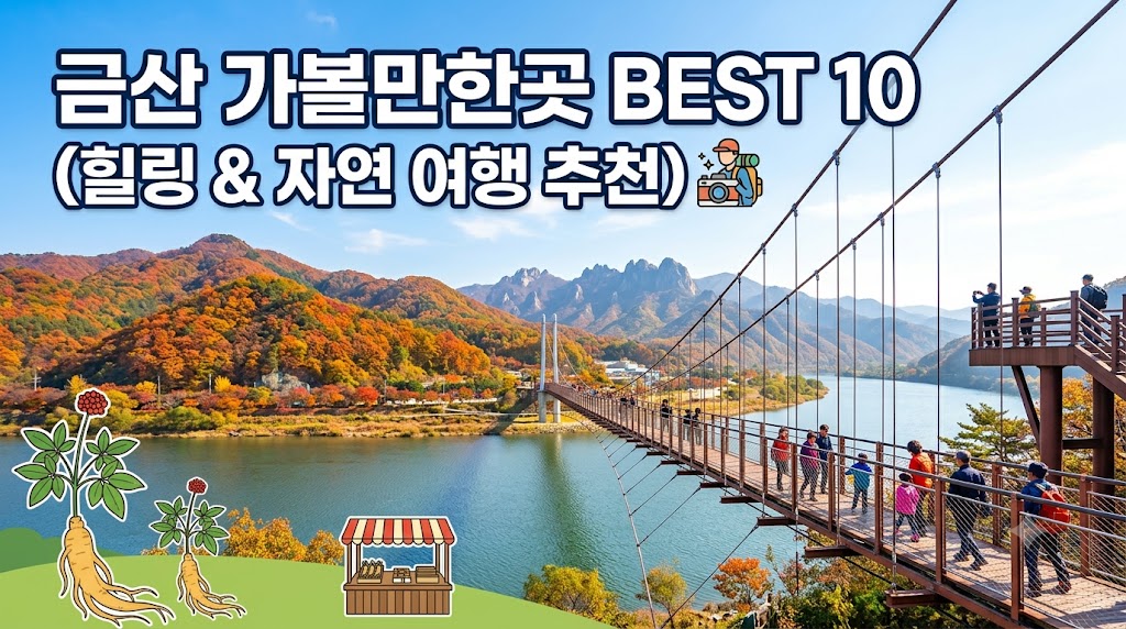 금산 가볼만한곳 베스트10
