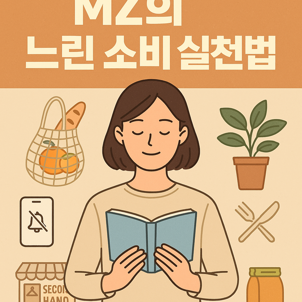 MZ의 느린 소비 실천법