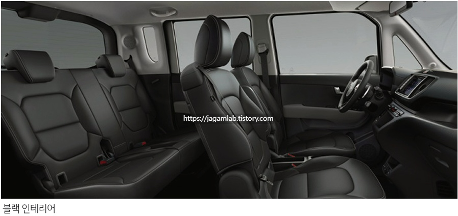 2026 레이 EV 블랙 내장 컬러