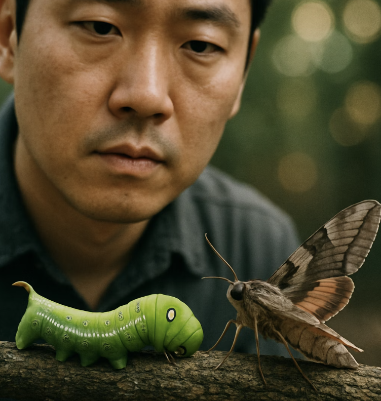 애벌레부터 성충까지 박각시나방 키우기 A to Z (먹이식물, 사육통 세팅)