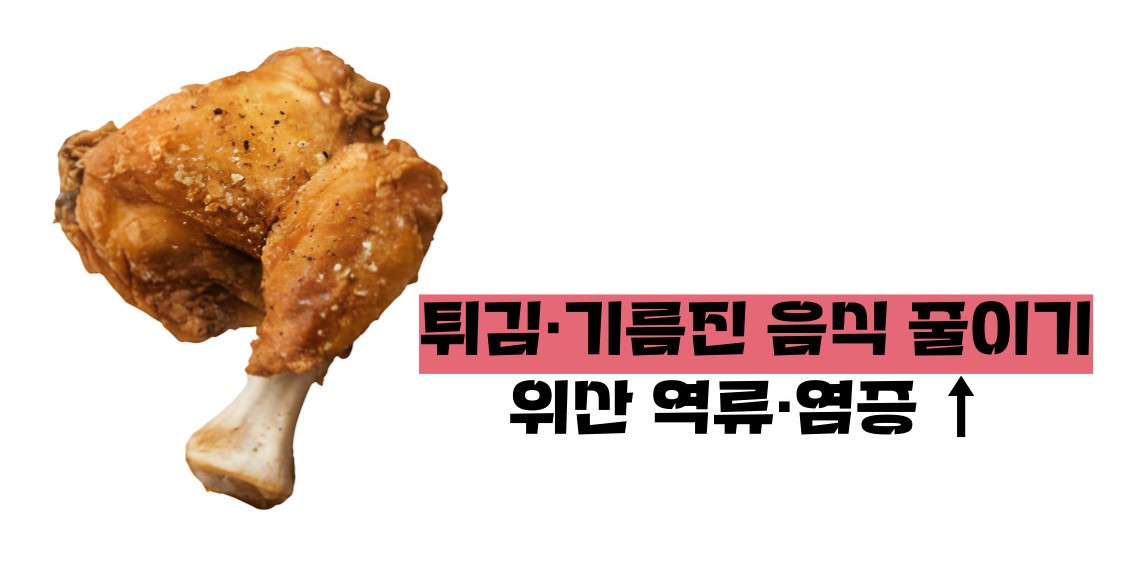 장상피화생 피해야할 음식