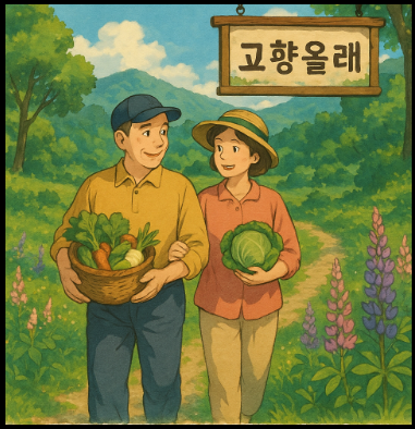 "고향올래"사업 포스터