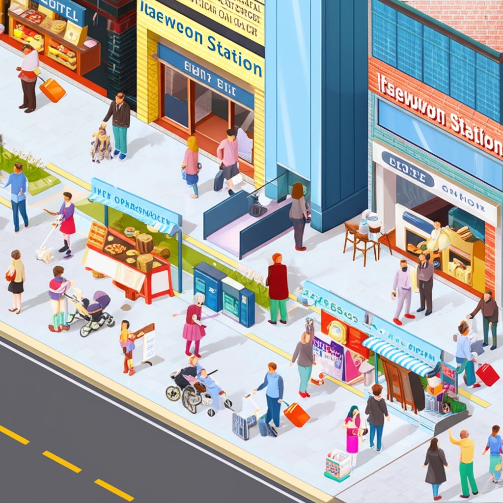 6호선 이태원역 실시간 시간표와 요일..