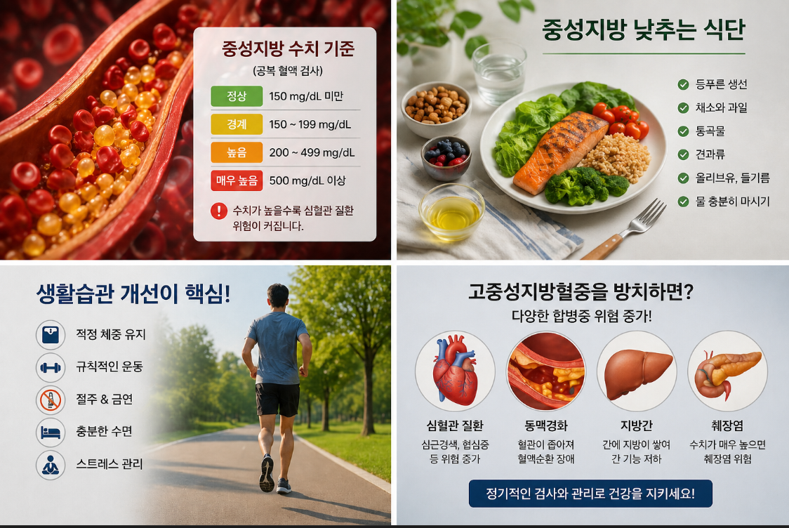 고중성지방혈증 치료와 예방