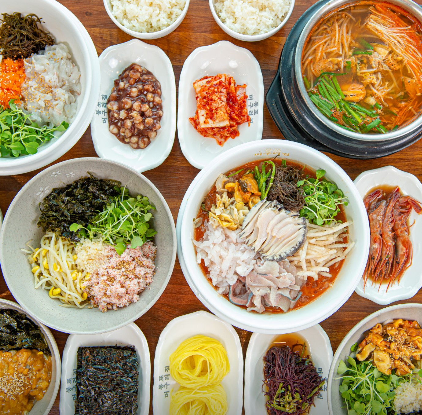 봉포머구리집 음식 사진