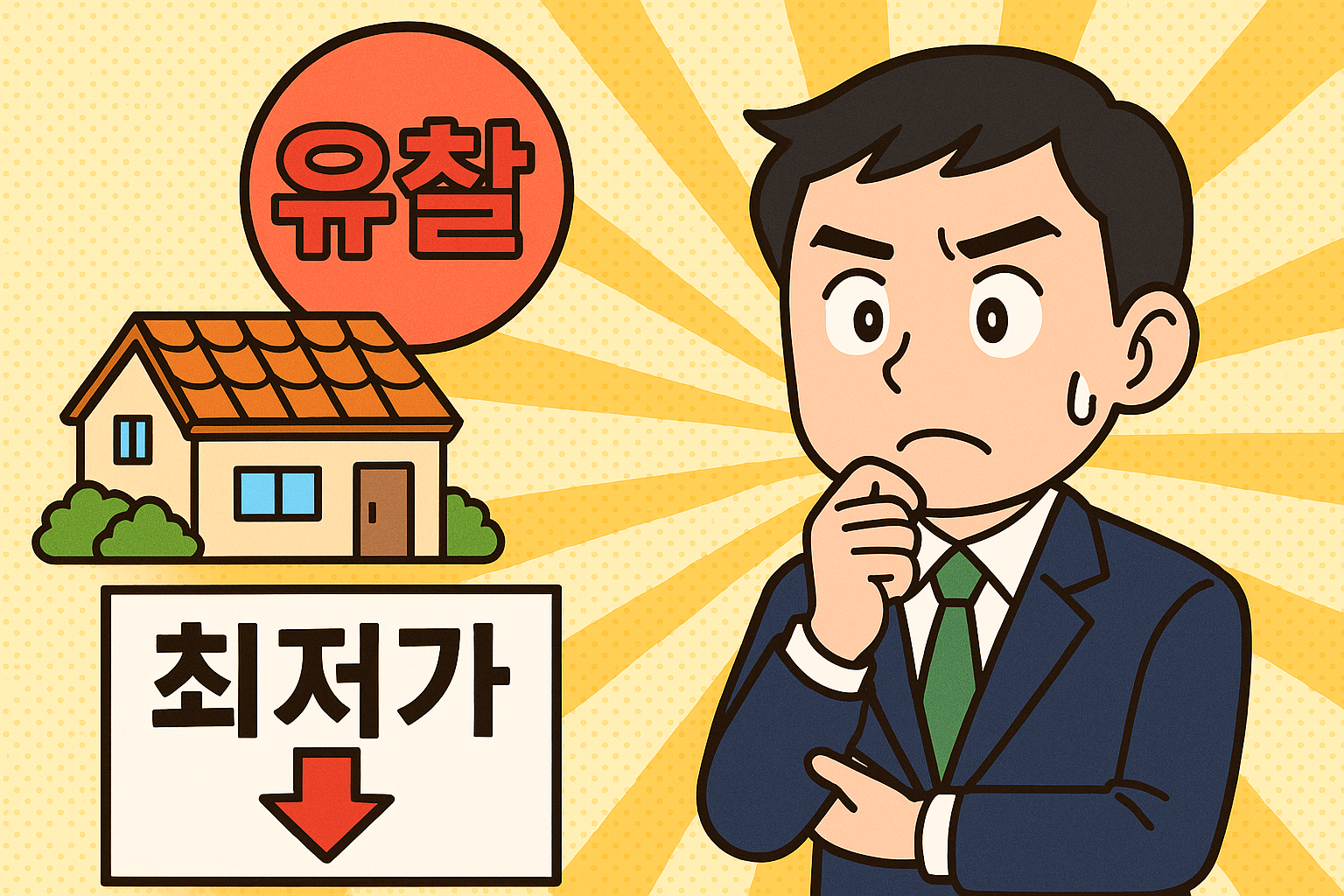 유찰이 되면 왜 가격이 떨어질까? 경매 최저가 구조 쉽게 설명