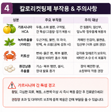 칼로리컷팅제-효과-원리-부작용-내돈내산-순위-추천