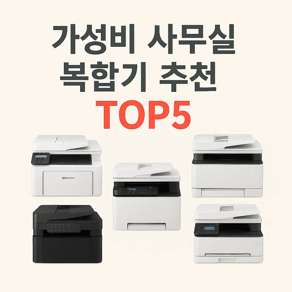 가성비 사무실 복합기 추천 TOP5