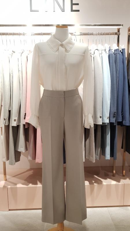 라인 라인어디션 N671 세미부츠컷 정장슬랙스 NWSLMD4300