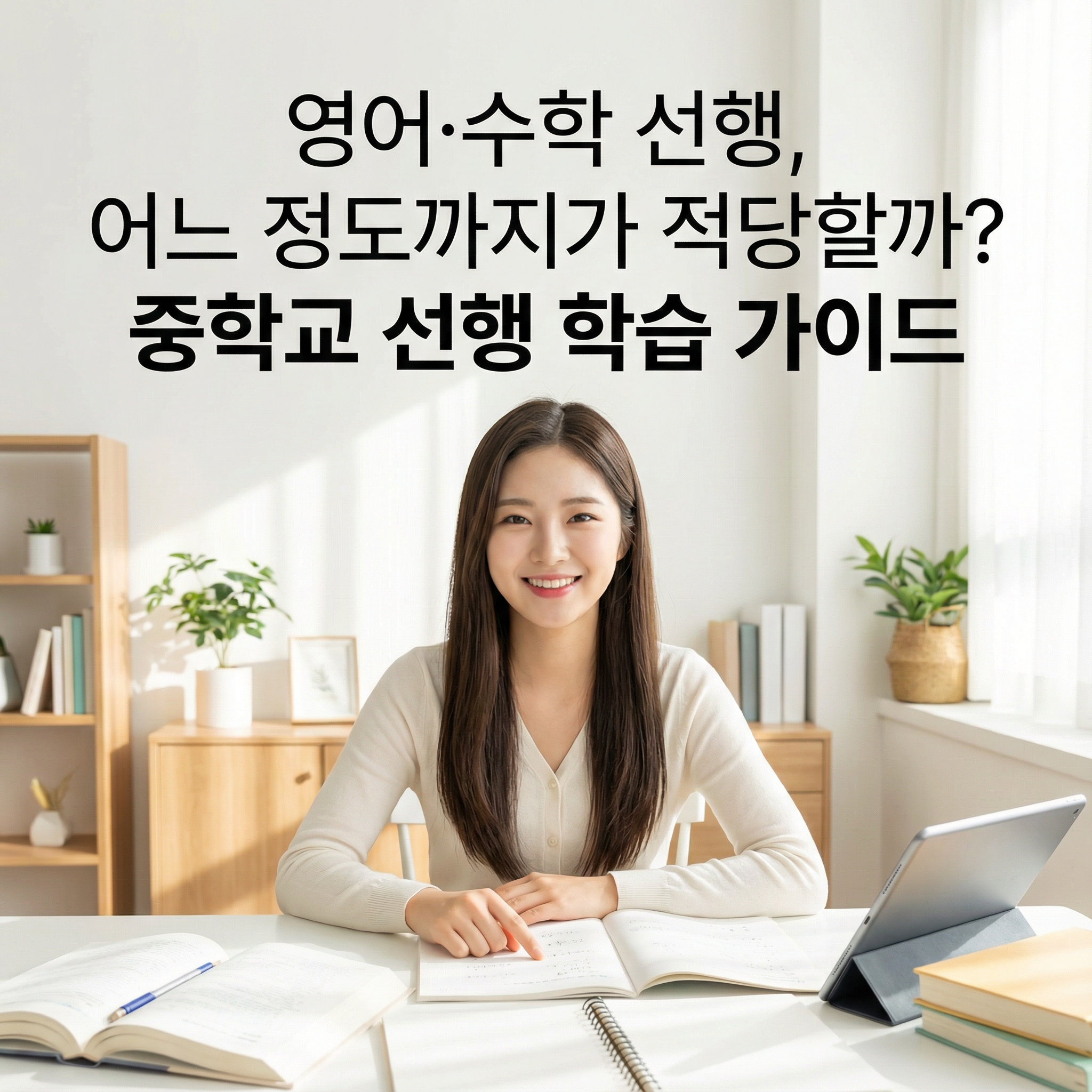 영어·수학 선행, 어느 정도까지가 적당할까 | 중학교 선행 학습 가이드