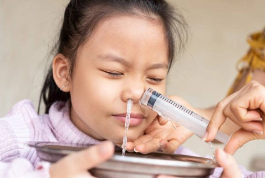 비염 코세척 방법 4단계