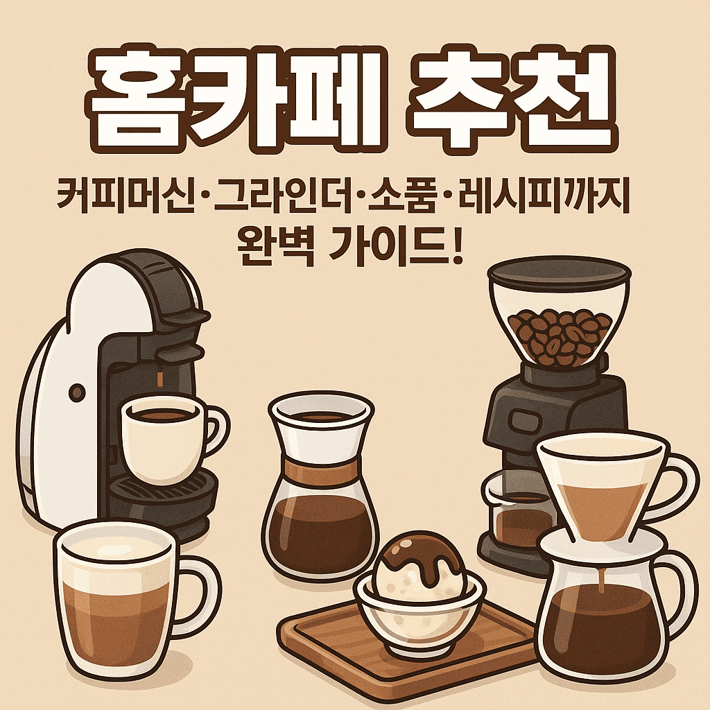 홈카페 추천에 대한 대표 이미지