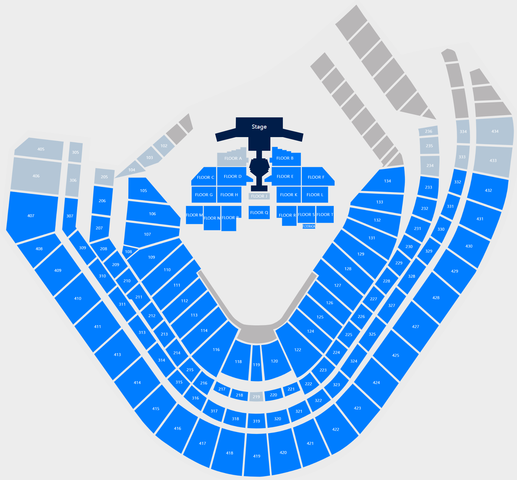 2024 TOMORROW X TOGETHER WORLD TOUR &amp;lt;ACT : PROMISE&amp;gt; IN U.S. MINUTE MAID PARK 좌석배치도