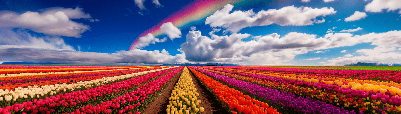 미드저니-pan-option-예시-vibrant-tulip-fields