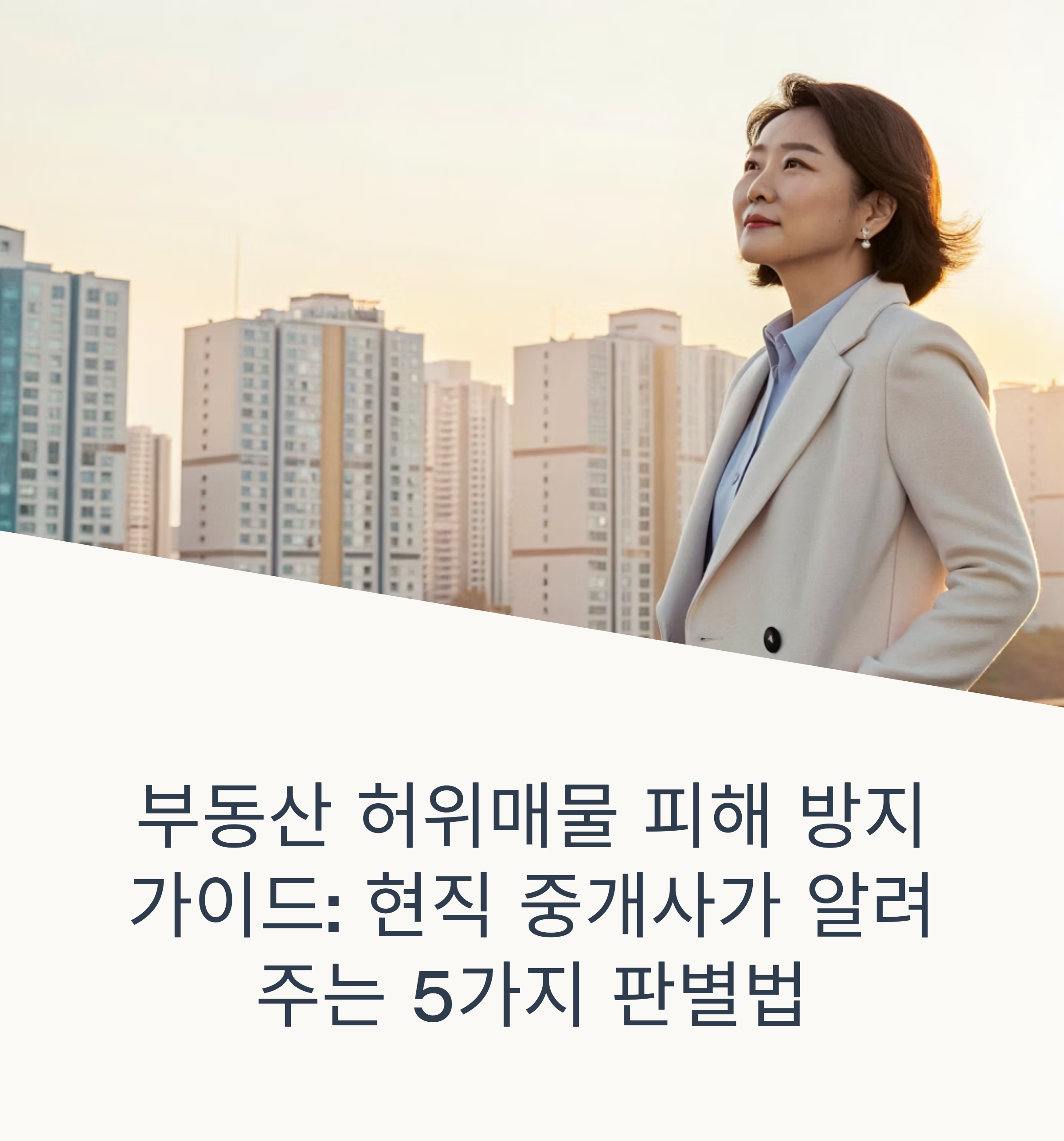 실제 공인중개사가 말하는 7가지 실전 팁