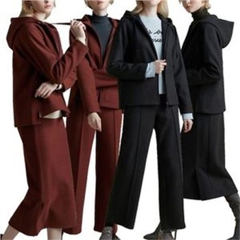 여성 상하 세트 집업 트레이닝 3종 겨울 기모 특양면