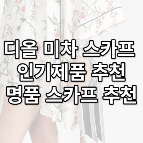 디올 미차스카프 추천