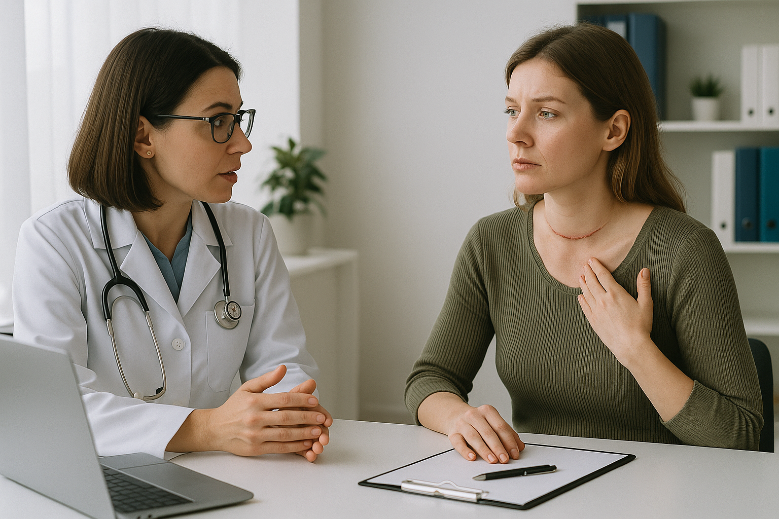 갑상선암에 관련된 사진