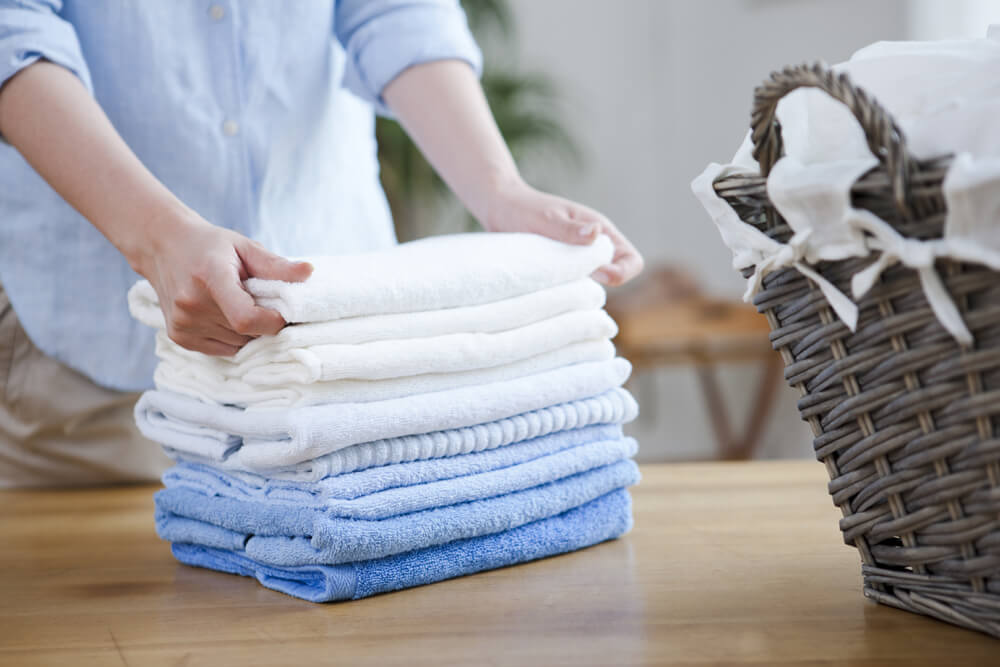 향기롭고 뽀송뽀송한 수건 