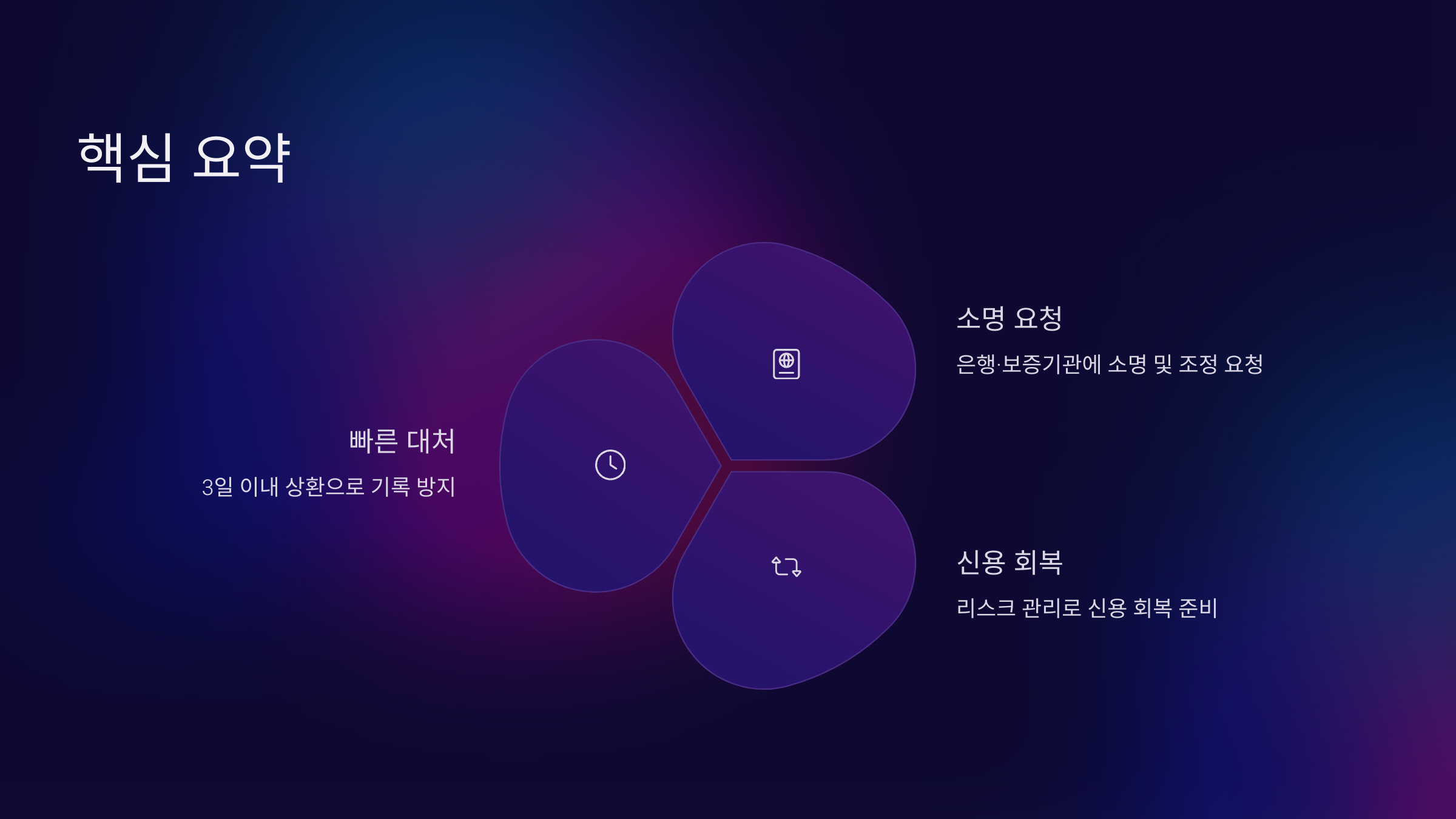핵심요약 소명요청 빠른대처 신용회복