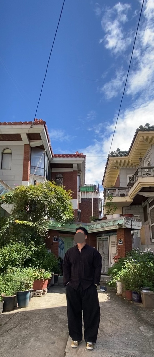 데일리룩(2024. 9. 22.)토피 린넨 포켓 셔츠, 무신사스탠다드 무신사 데님 와이드 벌룬 팬츠, 카시오 A-159WGEA 골드 금장, 아식스 오니즈카타이거 멕시코 올골드