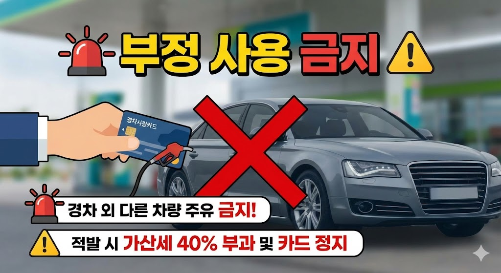 경차사랑카드 주의사항